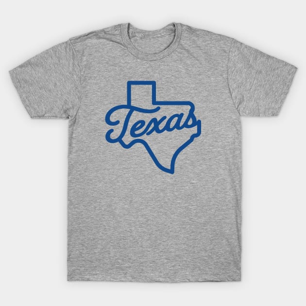 Texas Script T-Shirt by sombreroinc